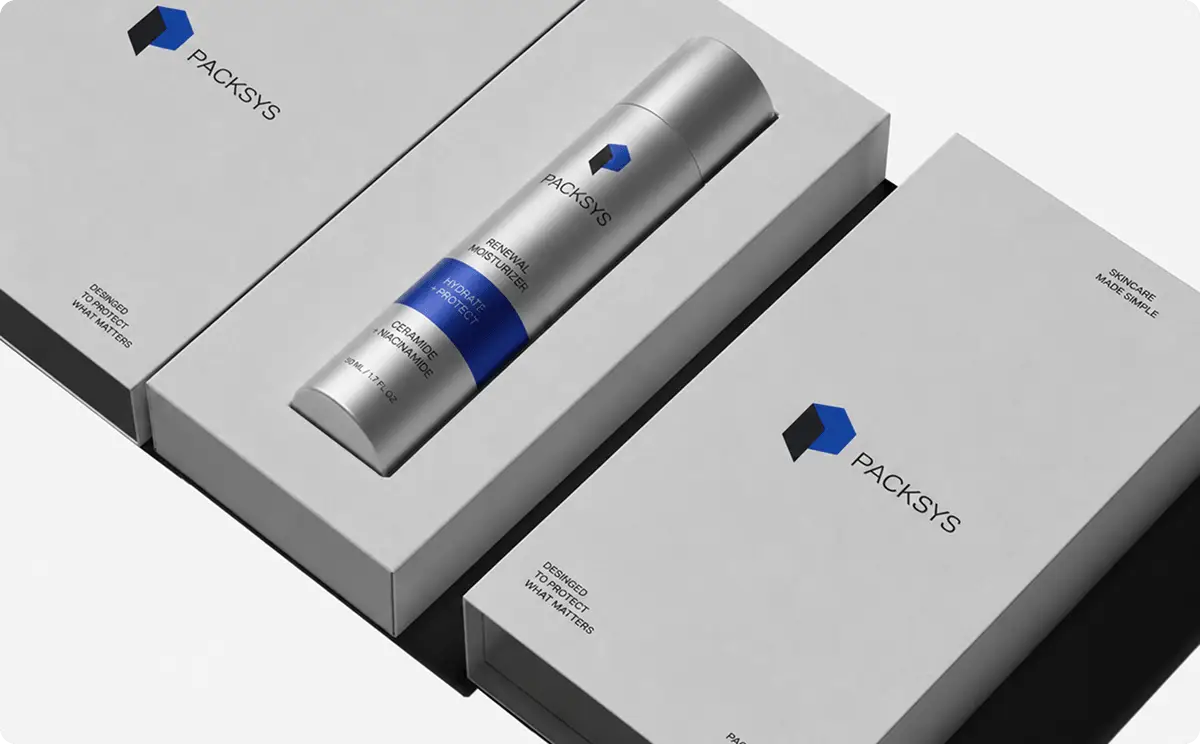 Skincare mockup packaging